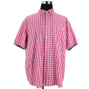 Weatherproof Cotton Polyester Short Sleeve Button Shirt Mens XXL
